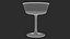 3D Fizzio Champagne Glass model