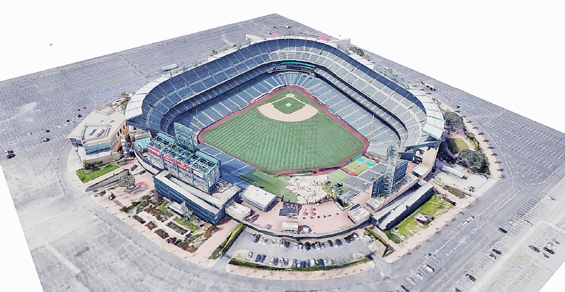 Dodger Stadium 3D model - Architecture on 3DModels