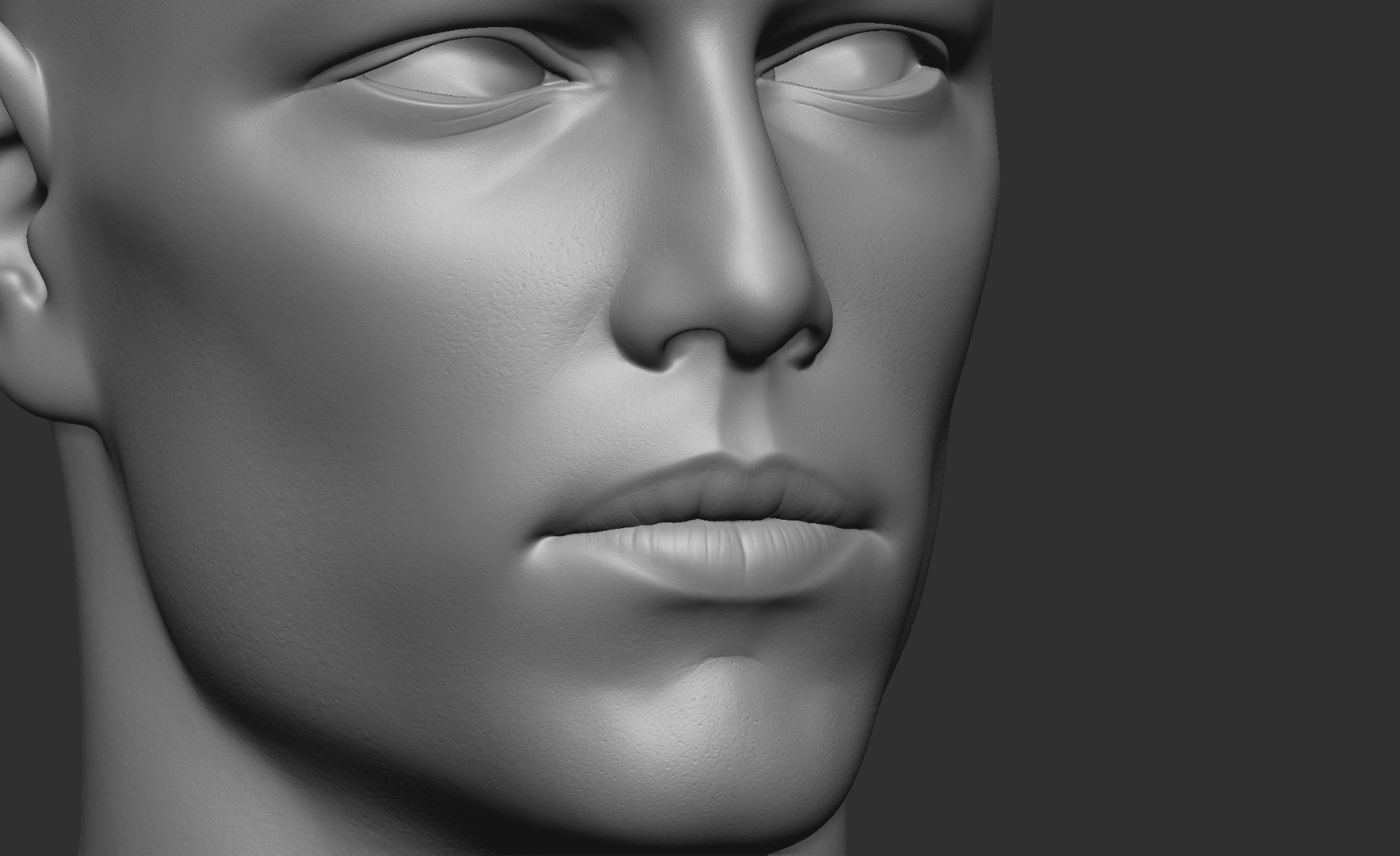 3D Model Transhumanist Realistic Head - TurboSquid 2216345