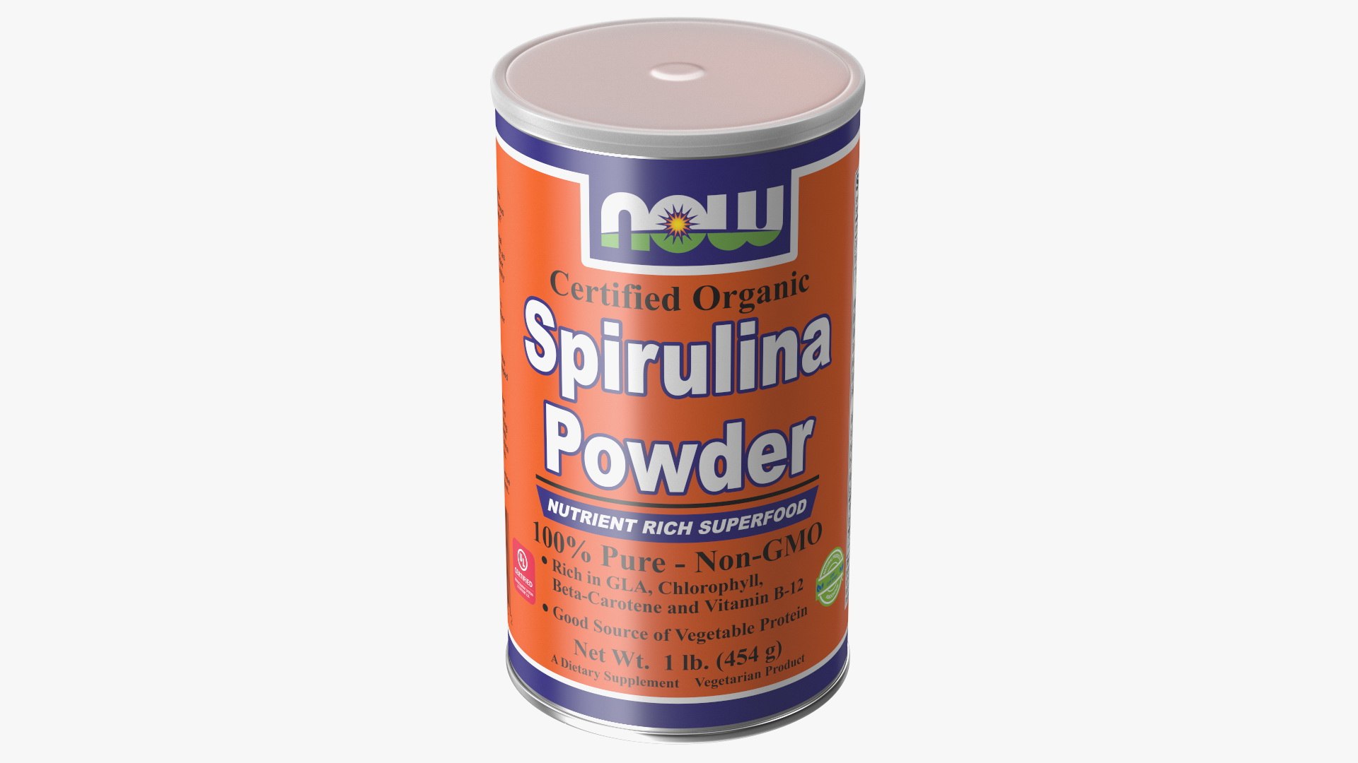 NOW Spirulina Powder 3D model preview