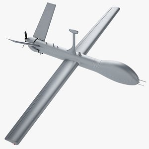 UAV Hermes 900 01 3D model
