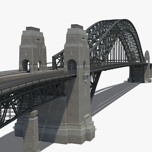 sydney harbour bridge 3d model