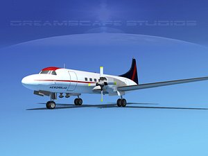 3d propellers convair cv-580