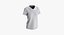 Colección de cuello de hombro caído V camiseta femenina