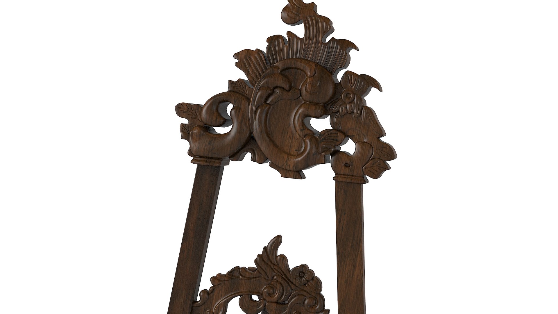 3D baroque easel model - TurboSquid 1450649