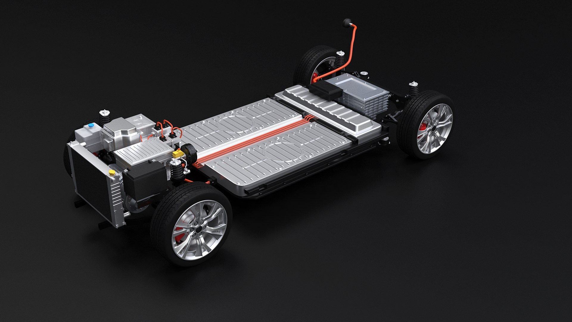 3D Generic Electric Car FWD Chassis - TurboSquid 1821907