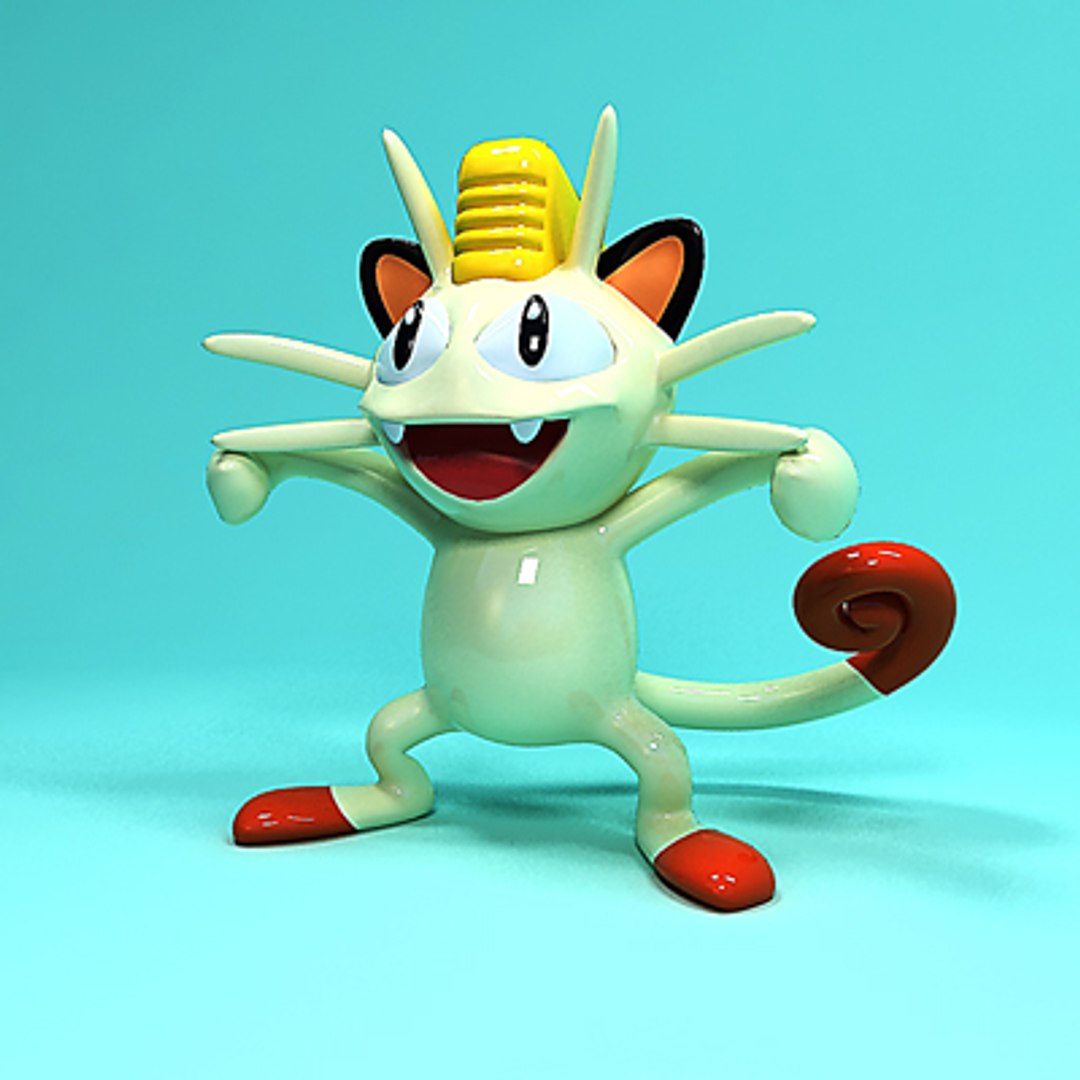 Japanese Pokemon Toys 3d Model