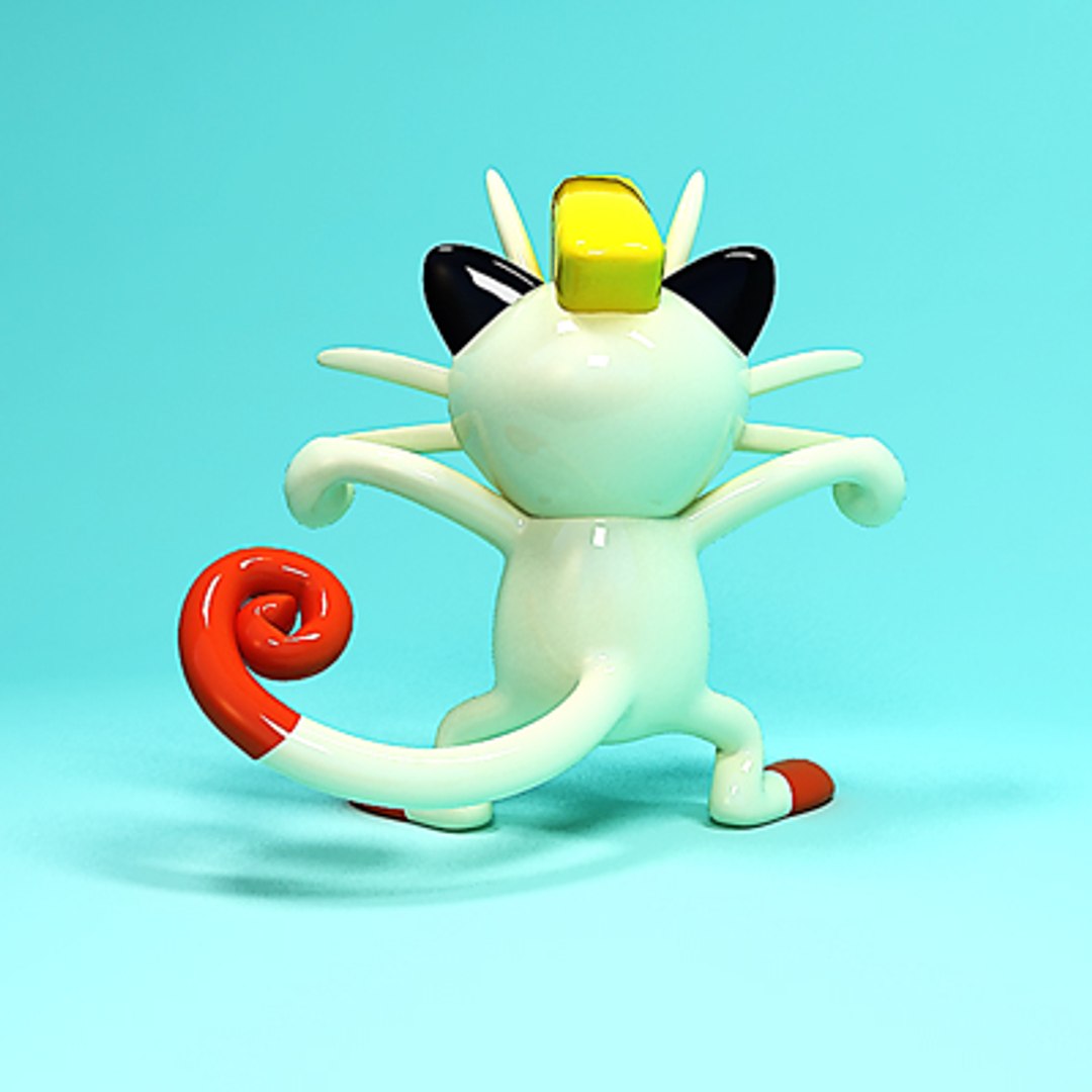 Japanese Pokemon Toys 3d Model