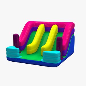 inflatable slide 3d obj