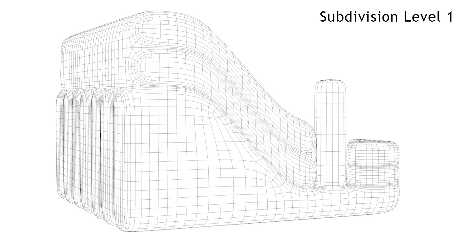 Inflatable Slide 3d Obj