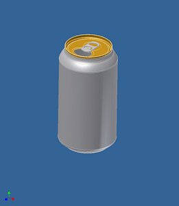 Sleek 355ml 12oz beverage 3D model - TurboSquid 1166028