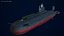 Akula Project 941 Typhoon Class Ballistic Missile Submarine Rigged for Cinema 4D model