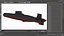Akula Project 941 Typhoon Class Ballistic Missile Submarine Rigged for Cinema 4D model