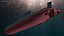 Akula Project 941 Typhoon Class Ballistic Missile Submarine Rigged for Cinema 4D model