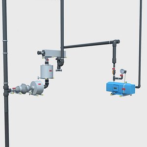 electric pump 3d obj