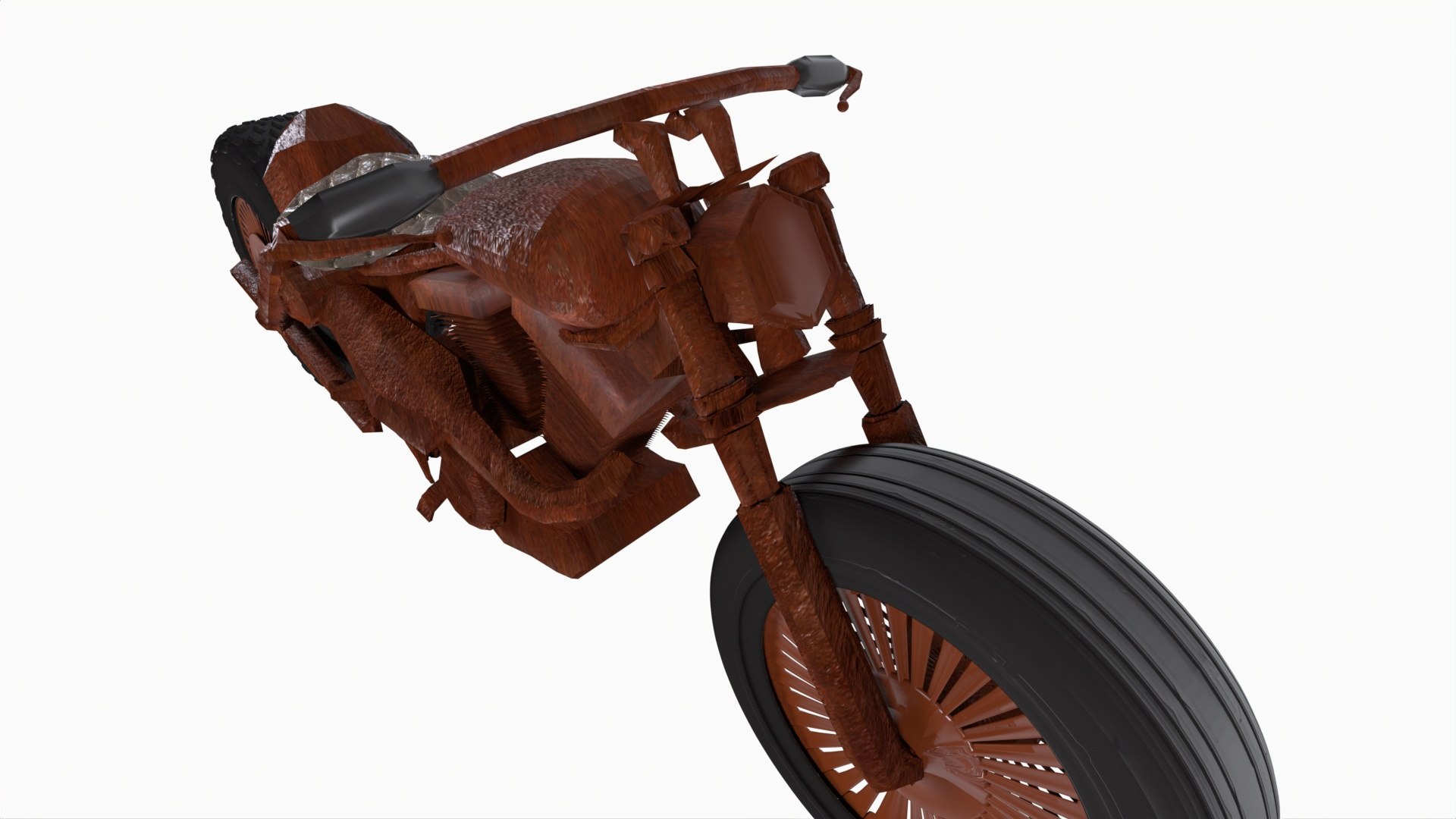 3D Scrap Motorcycle Model - TurboSquid 2358976