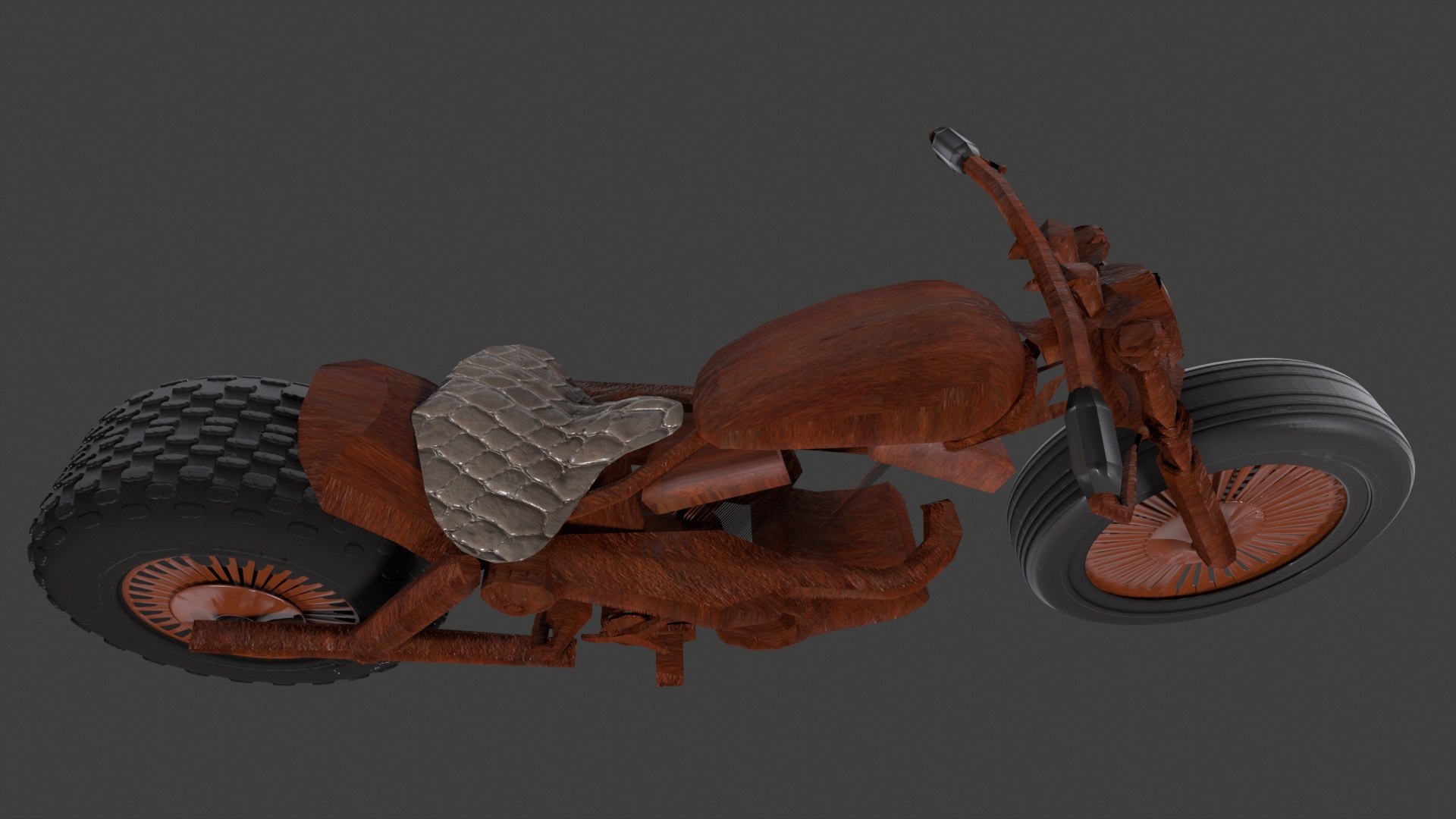 3D Scrap Motorcycle Model - TurboSquid 2358976