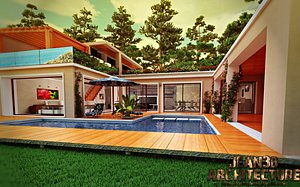 3d house riviera france model