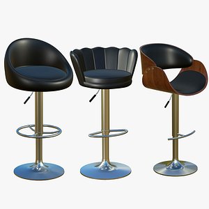 Bar Stool Chair V7 3D model