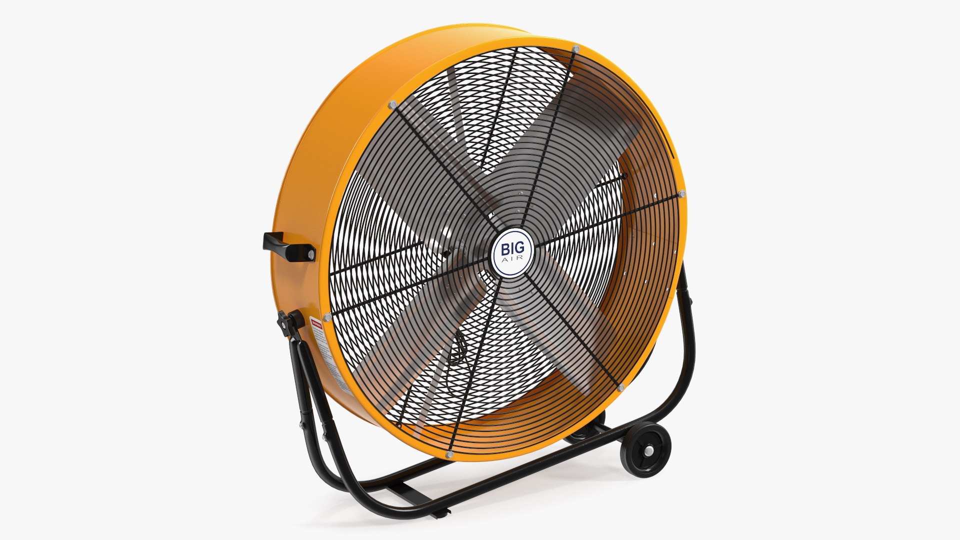 Industrial Floor Fan 3D model preview