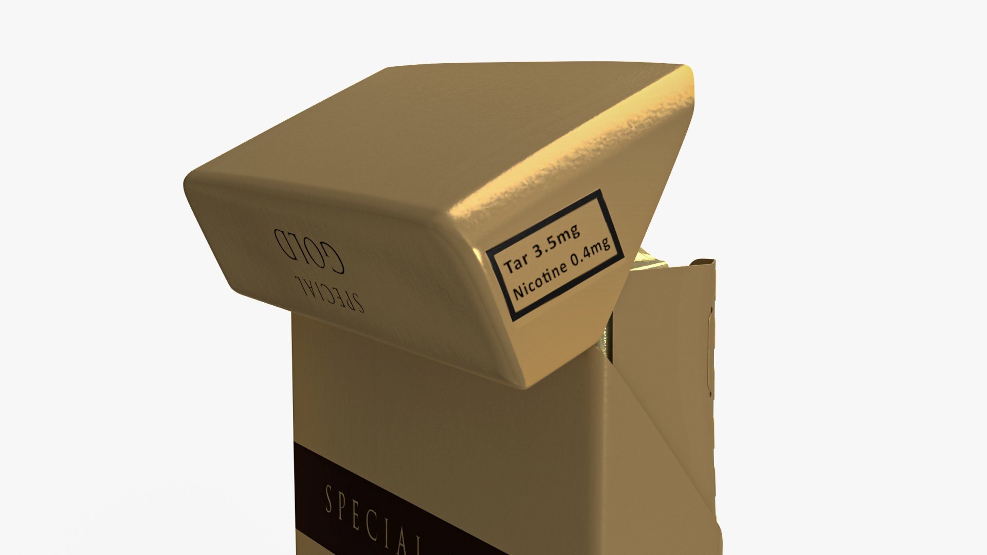 3D Pack of Cigarettes Super Slim Gold Empty model https://p.turbosquid.com/ts-thumb/9O/8kBXnT/o8/packofcigarettessuperslimgoldempty3dsmodel005/jpg/1726437264/1920x1080/fit_q87/1d7c6e5525ce4097cea1e59aa2e2acc0b7af0ba7/packofcigarettessuperslimgoldempty3dsmodel005.jpg