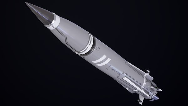 3D Sci-Fi Missile 02 - TurboSquid 1816128