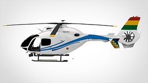 Air Bus Helicopter 3D model