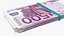 3D 500 euro banknotes bills model