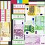 3D 500 euro banknotes bills model