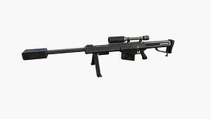 Anti-Drone Sniper Gun J05 - SciFi Jamming Weaponry
