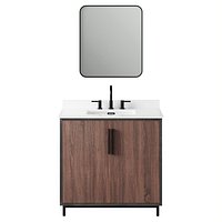 OVE Ira 36 Earthtone Driftwood Vanity