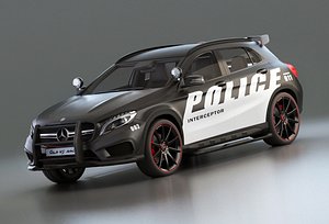 3d police patrol gla model