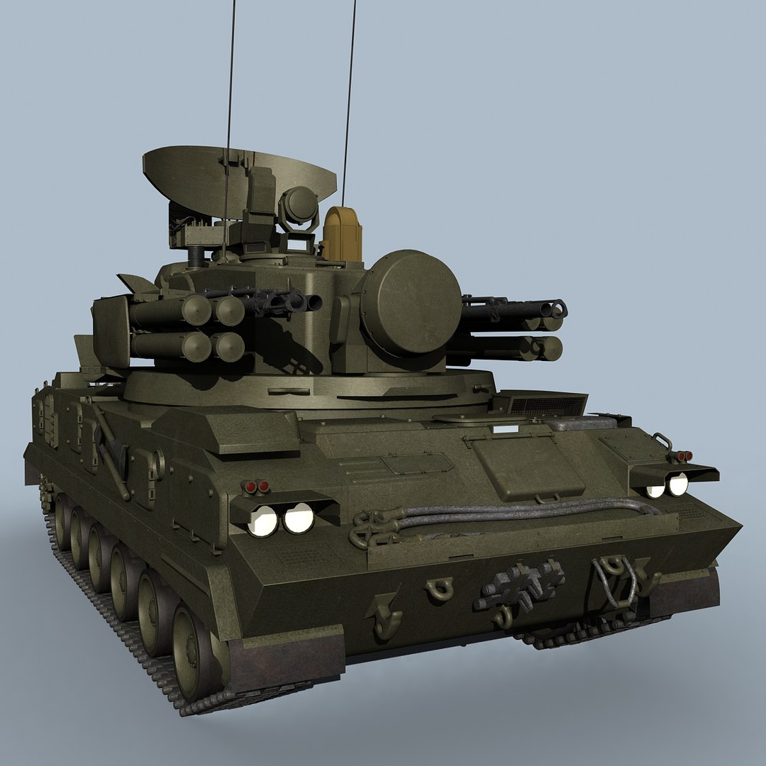 3ds Russian Tunguska-m1 Sa-19 Grison