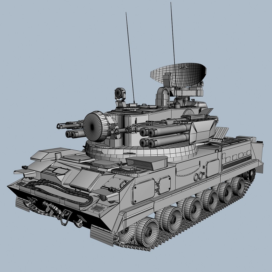 3ds Russian Tunguska-m1 Sa-19 Grison