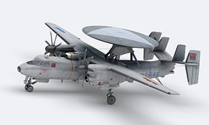 3D KJ-600 AWACS model