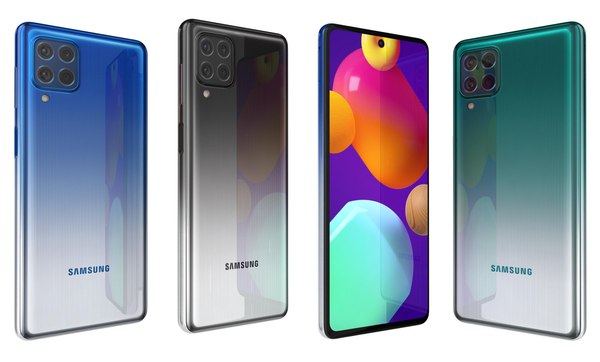 3D Samsung Galaxy M62 All Colors model