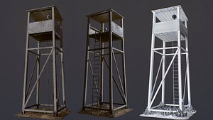 3D guard tower model
