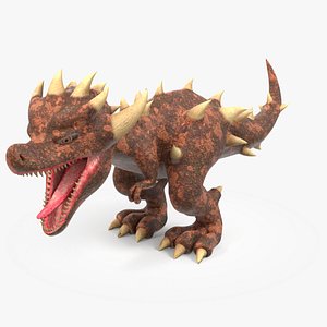 Spike - Lowpoly Cartoon Dinosaur