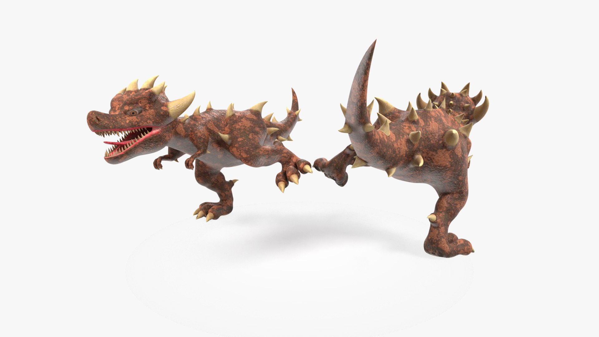 3D Model Spike - Lowpoly Cartoon Dinosaur - TurboSquid 2005922