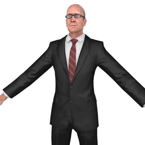 Pack old businessman man 3D - TurboSquid 1281056