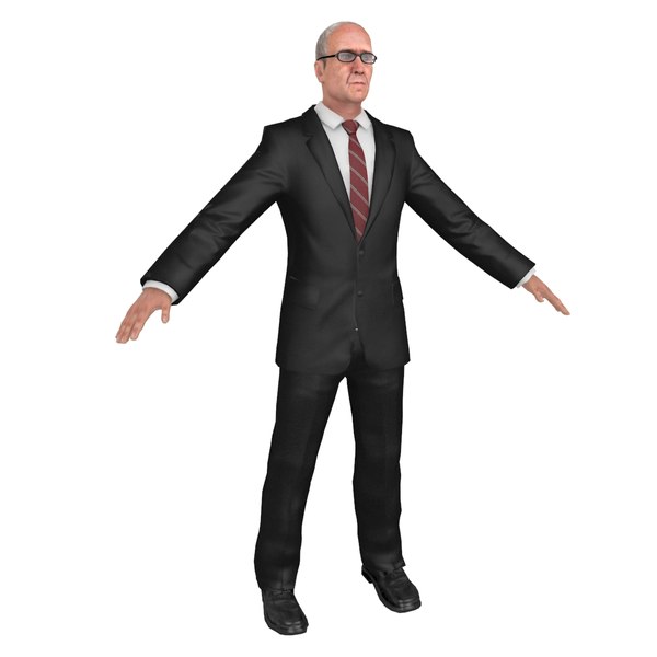 Pack old businessman man 3D - TurboSquid 1281056