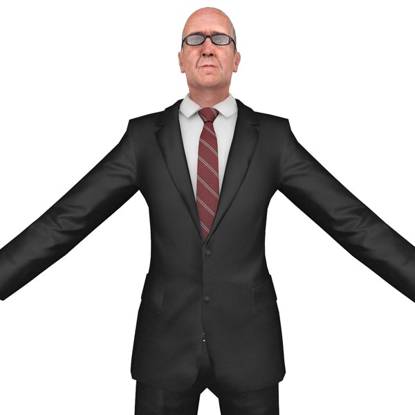 Pack old businessman man 3D - TurboSquid 1281056