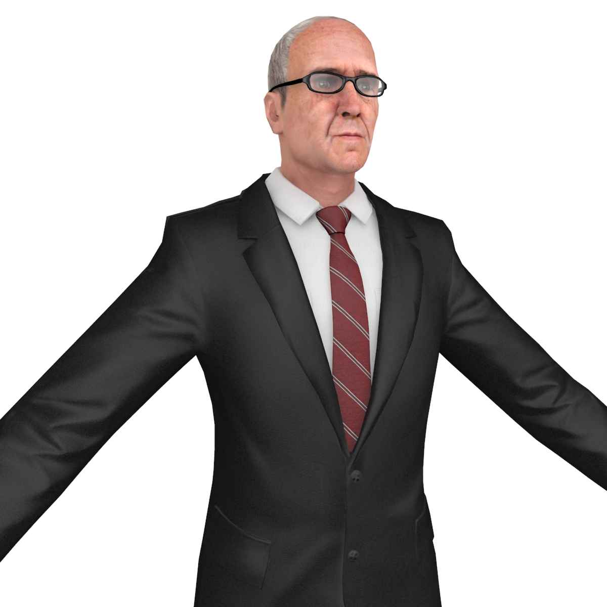 Pack old businessman man 3D - TurboSquid 1281056