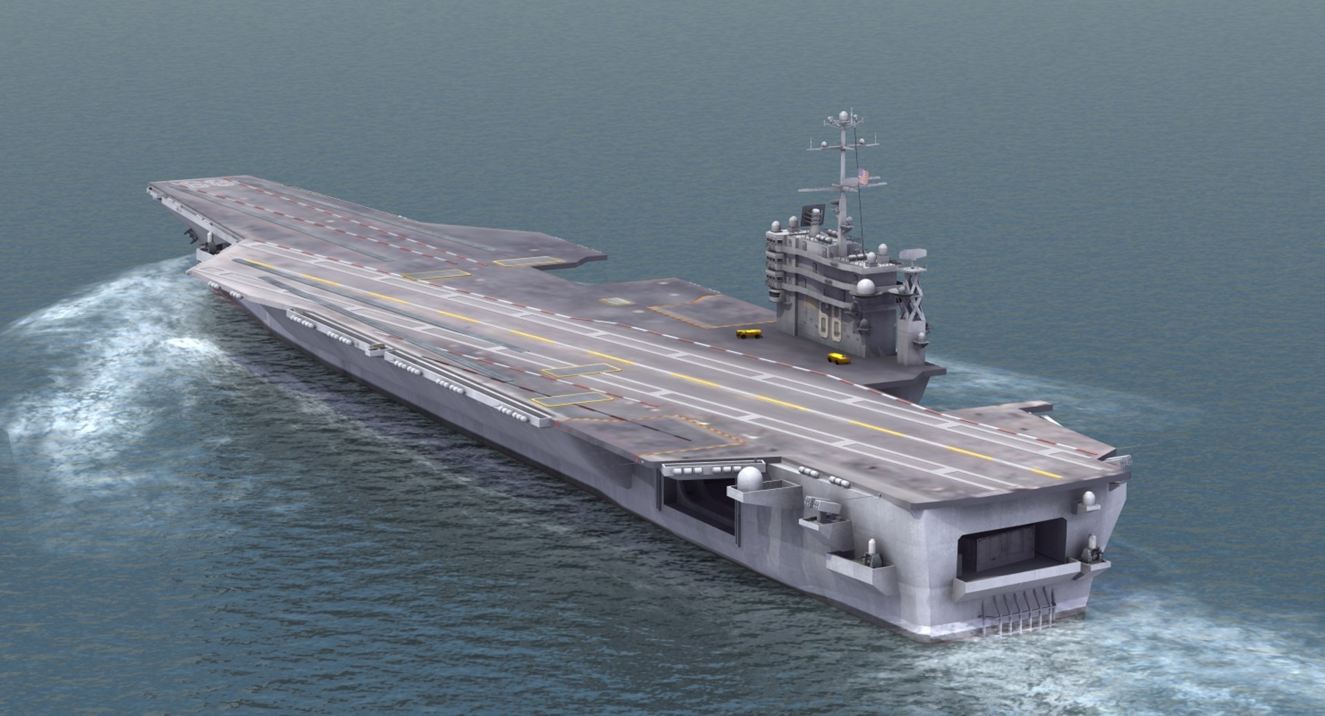 Cvn-68 Uss Nimitz Aircraft Carrier 3ds