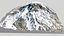 Mountain landscape Stratovolcano Griggs Alaska United States 3D model