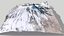 Mountain landscape Stratovolcano Griggs Alaska United States 3D model