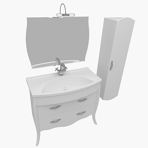 3d model bathroom furniture house home