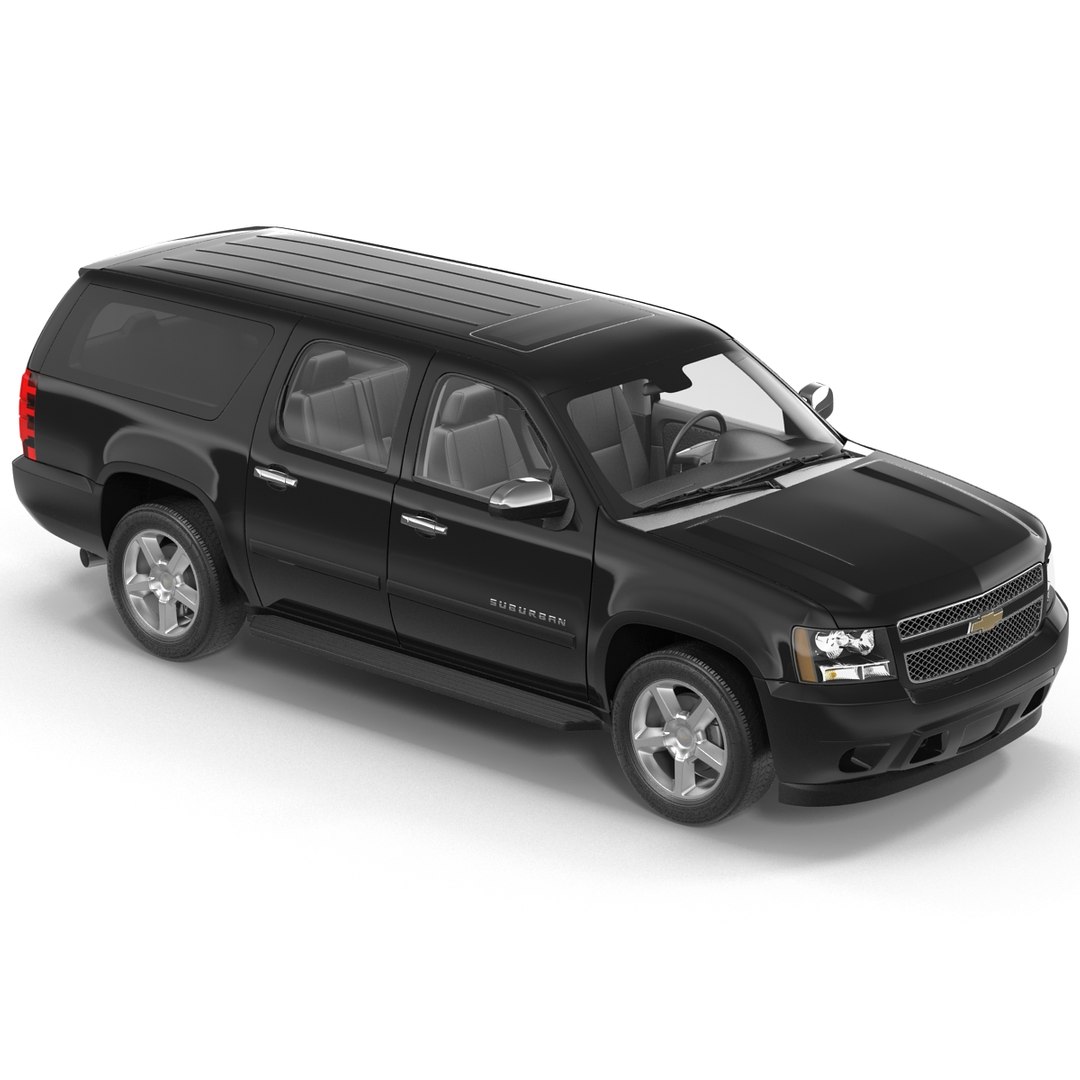 3d 3ds chevrolet suburban 2014 simple