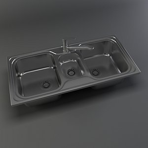 kitchen sink 3d max