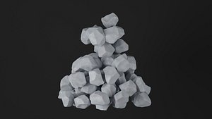 Ice cubes falling animation 1